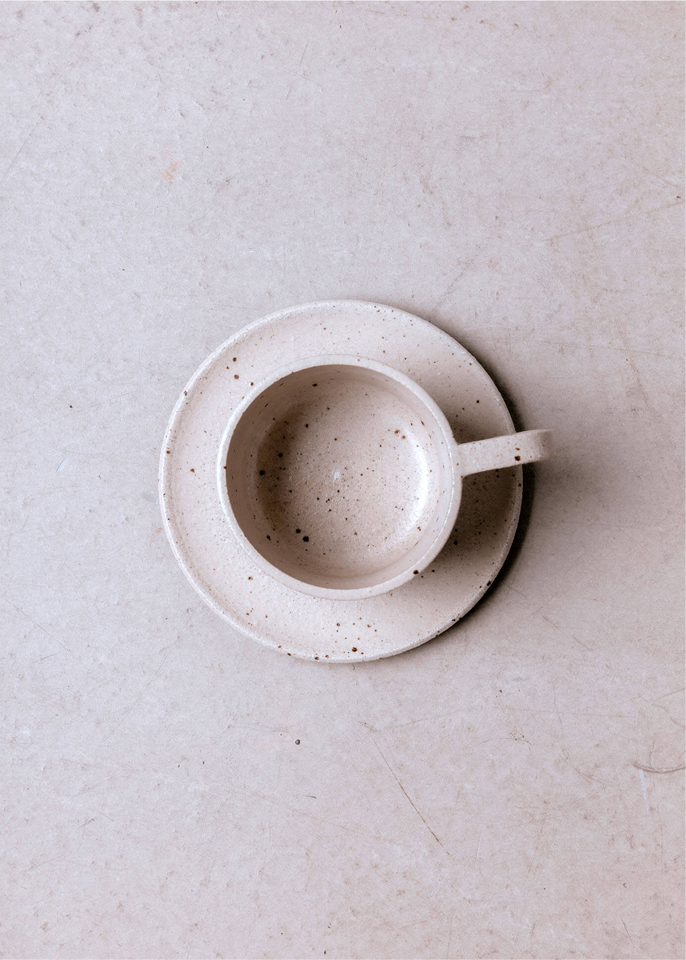 Mae Ceramics X Factory Coffee Cup and Saucer 8 oz