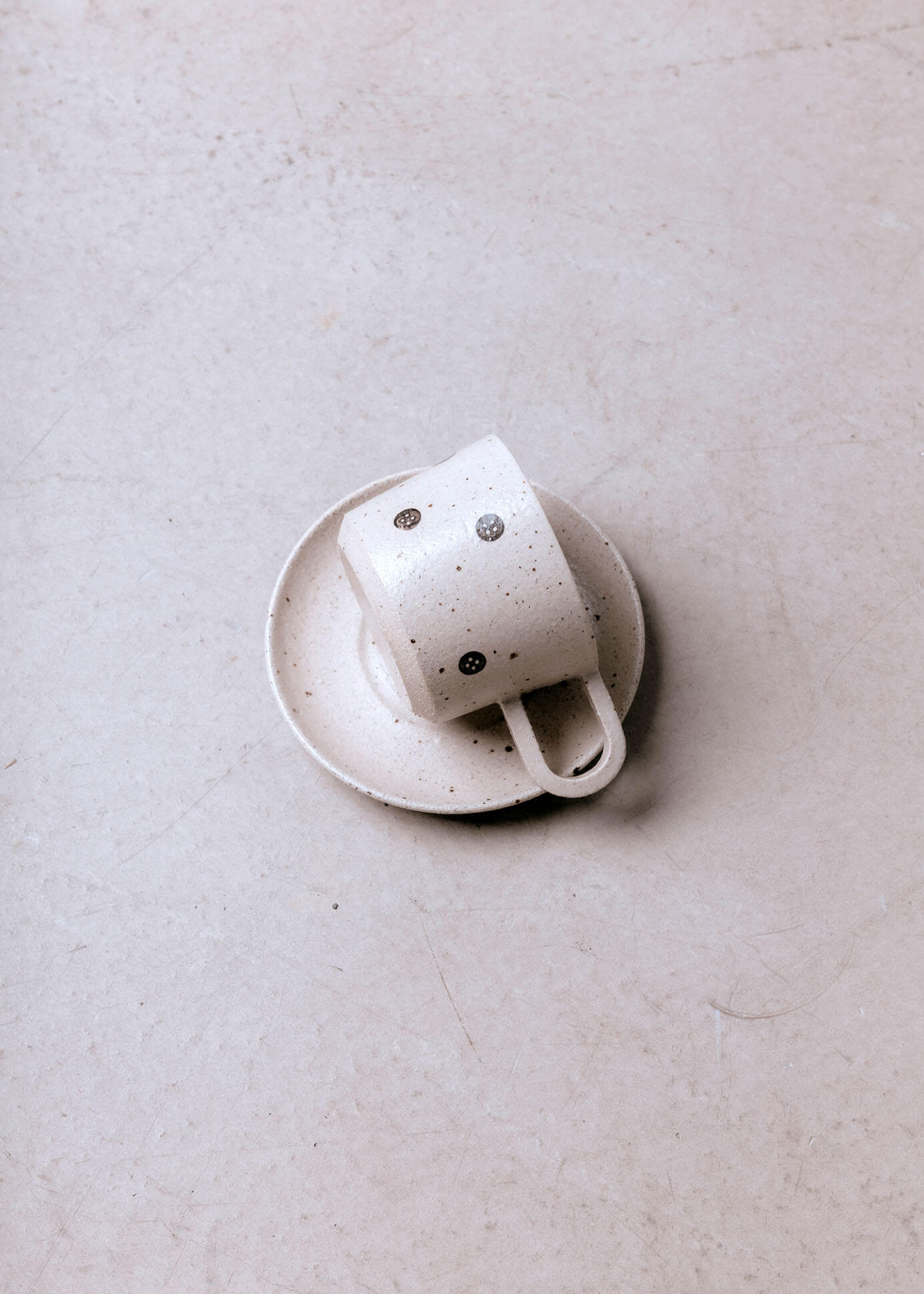Mae Ceramics X Factory Coffee Cup and Saucer 8 oz
