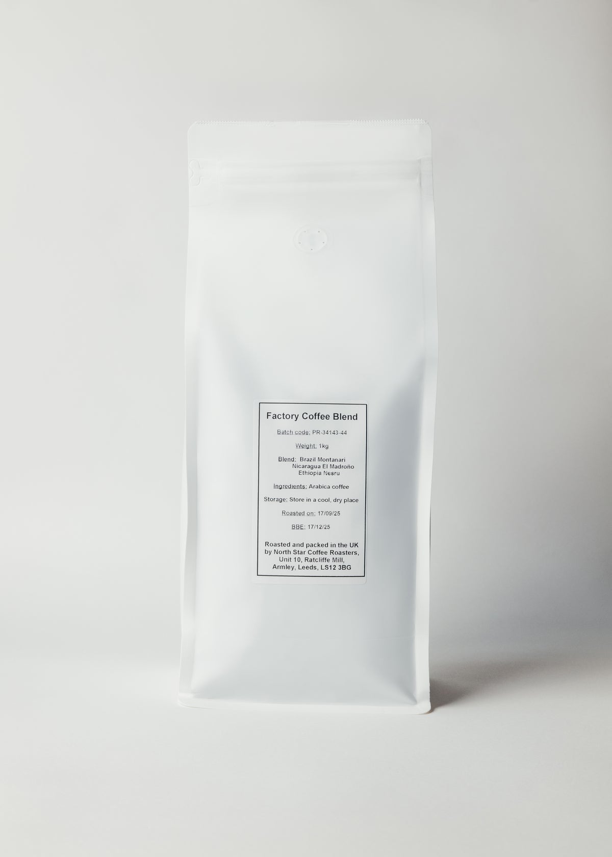 1KG Factory Coffee Beans