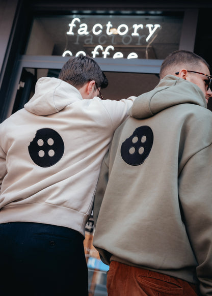 Hoodie with Factory Coffee Logo