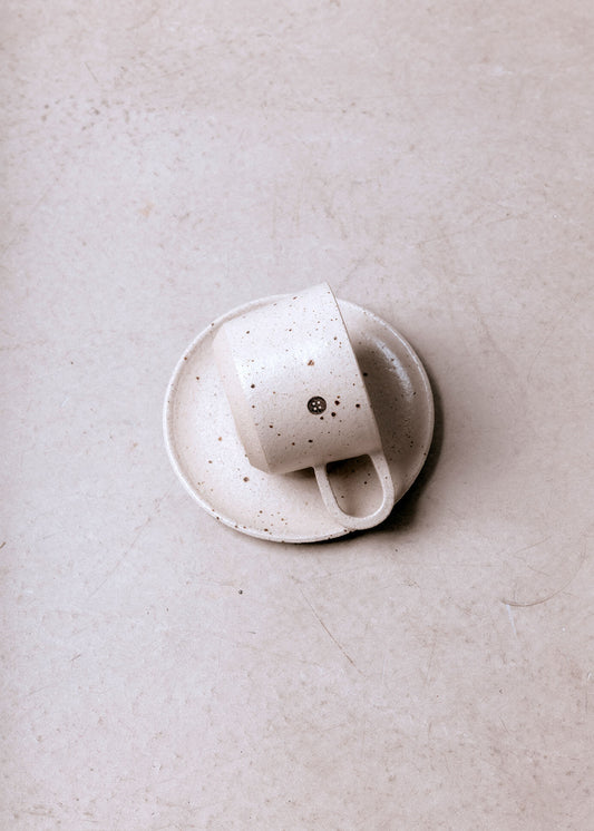 Mae Ceramics X Factory Coffee Cup and Saucer