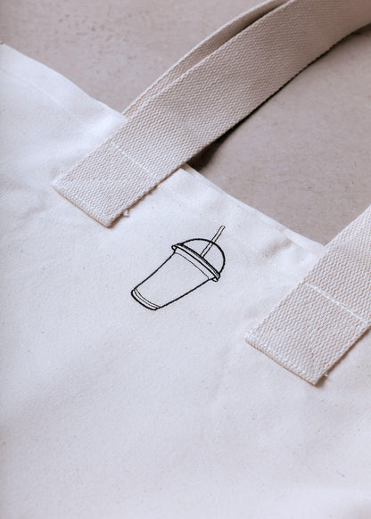 White The Factory Coffee TOTE