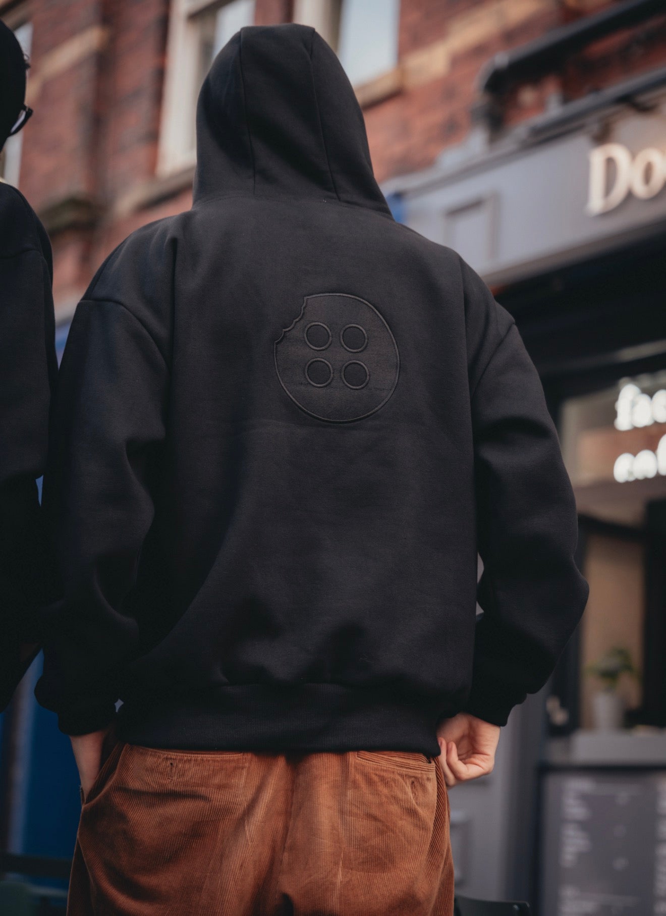Limited Edition Hoodie with Button Embroidered Logo